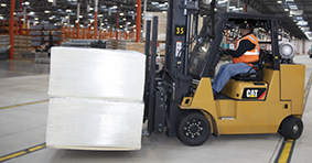 Home Depot associate works in Bulk Distribution Center (BDC)