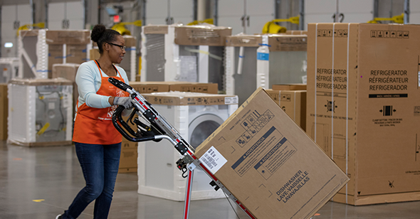 Home Depot associate works in Market Delivery Operations (MDO)