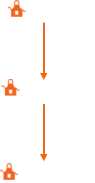Assistant Store Manager to Human Resources Generalist to District Human Resources Manager.