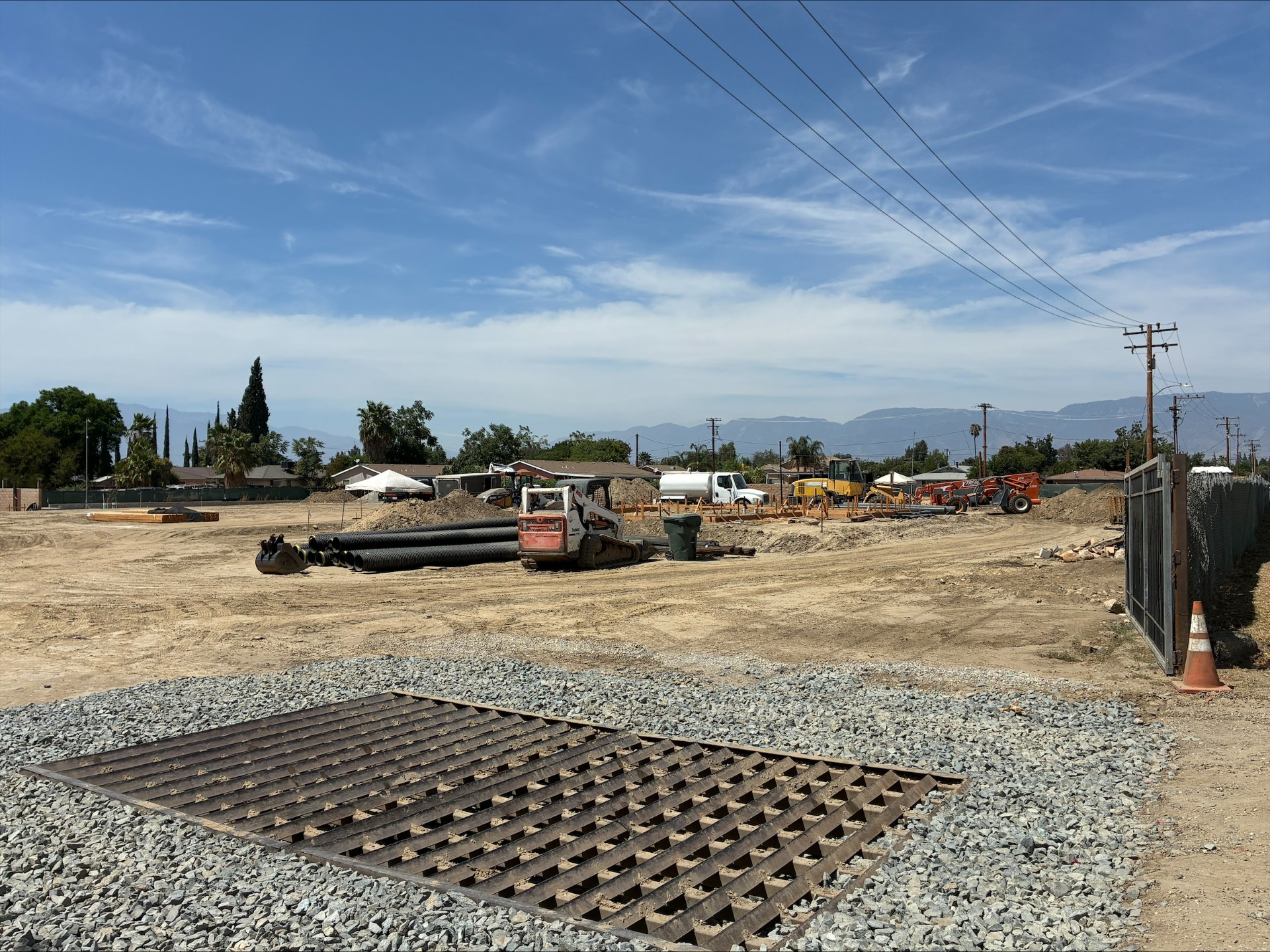 Early phases of construction on the new 42-unit multifamily project that Solange is helping bring to life.